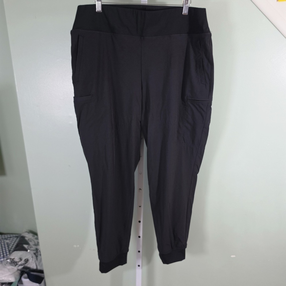 Carhartt Women's Force Relaxed Fit Fleece Lined‎ Jogger Size L (12-14) Reg Black